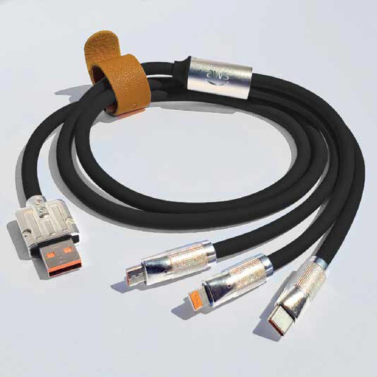Heavy Duty 3-in-1 Charging Cable - More Inventory Arriving Late June