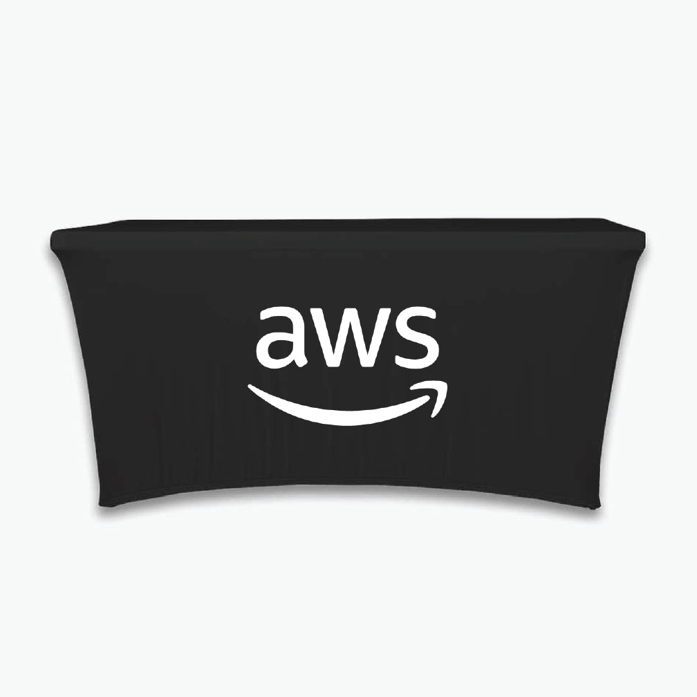 8' 3-Sided Stretch Table Drape - FedCiv