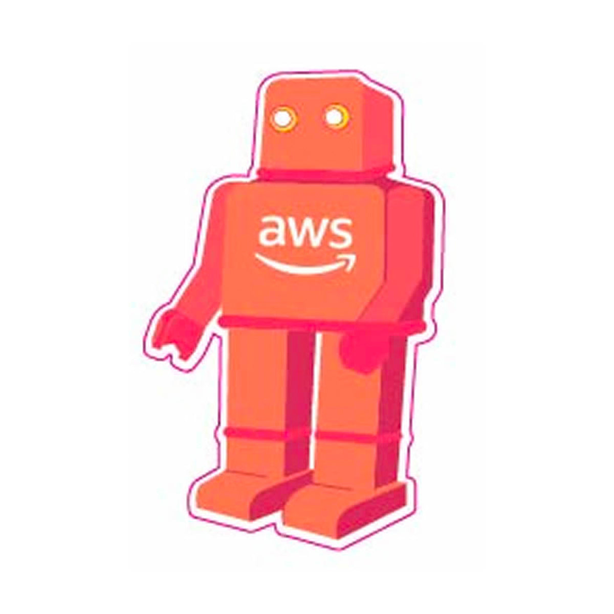 Stickers - Robot 2"x3"- Fed Partners (Pack of 25)