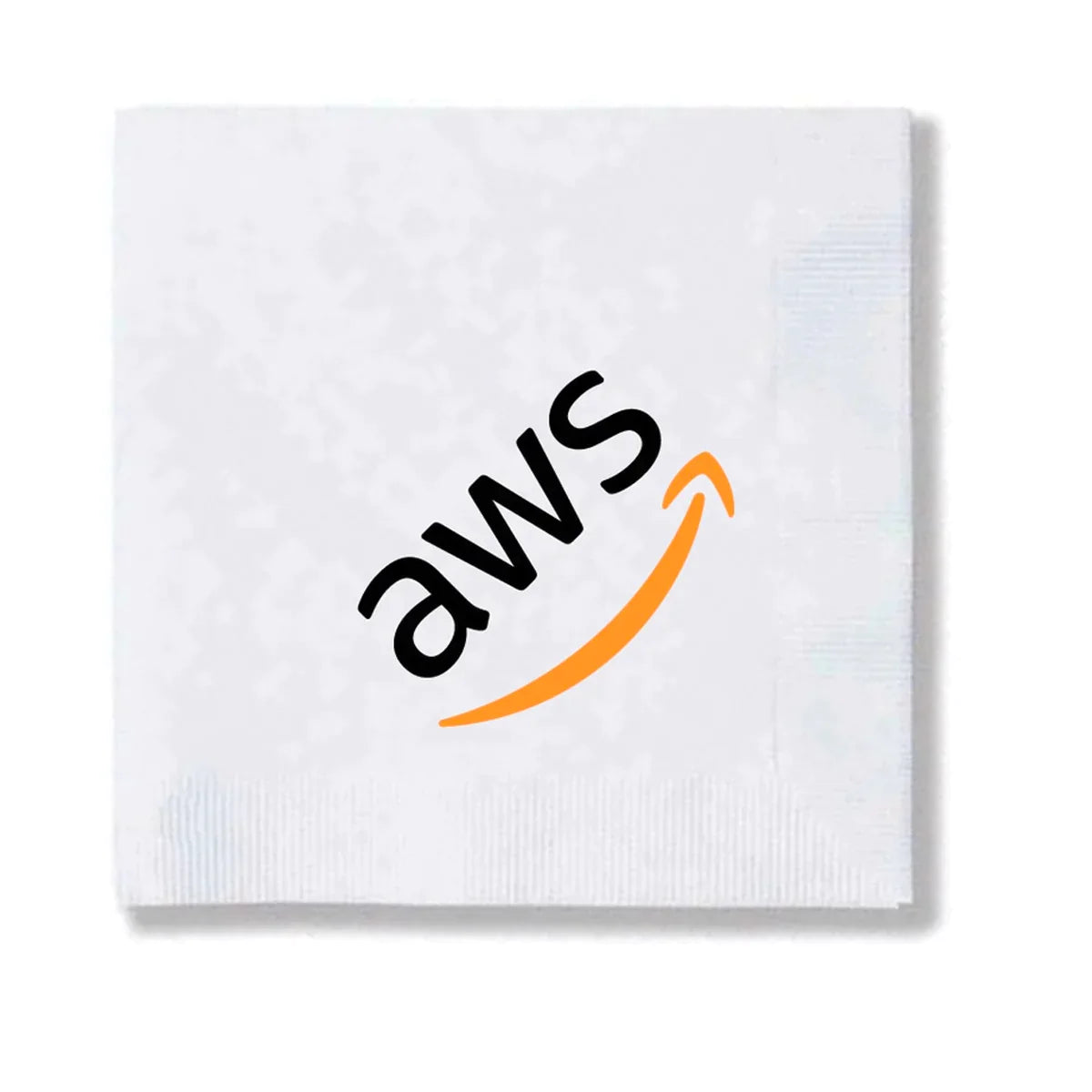 5"x5" White Beverage Napkins - EIAB-SHM - (Pack of 25)