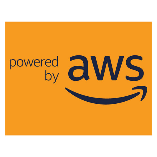 Powered by AWS Easel Sign 8.5” x 11” - EIAB-SHM