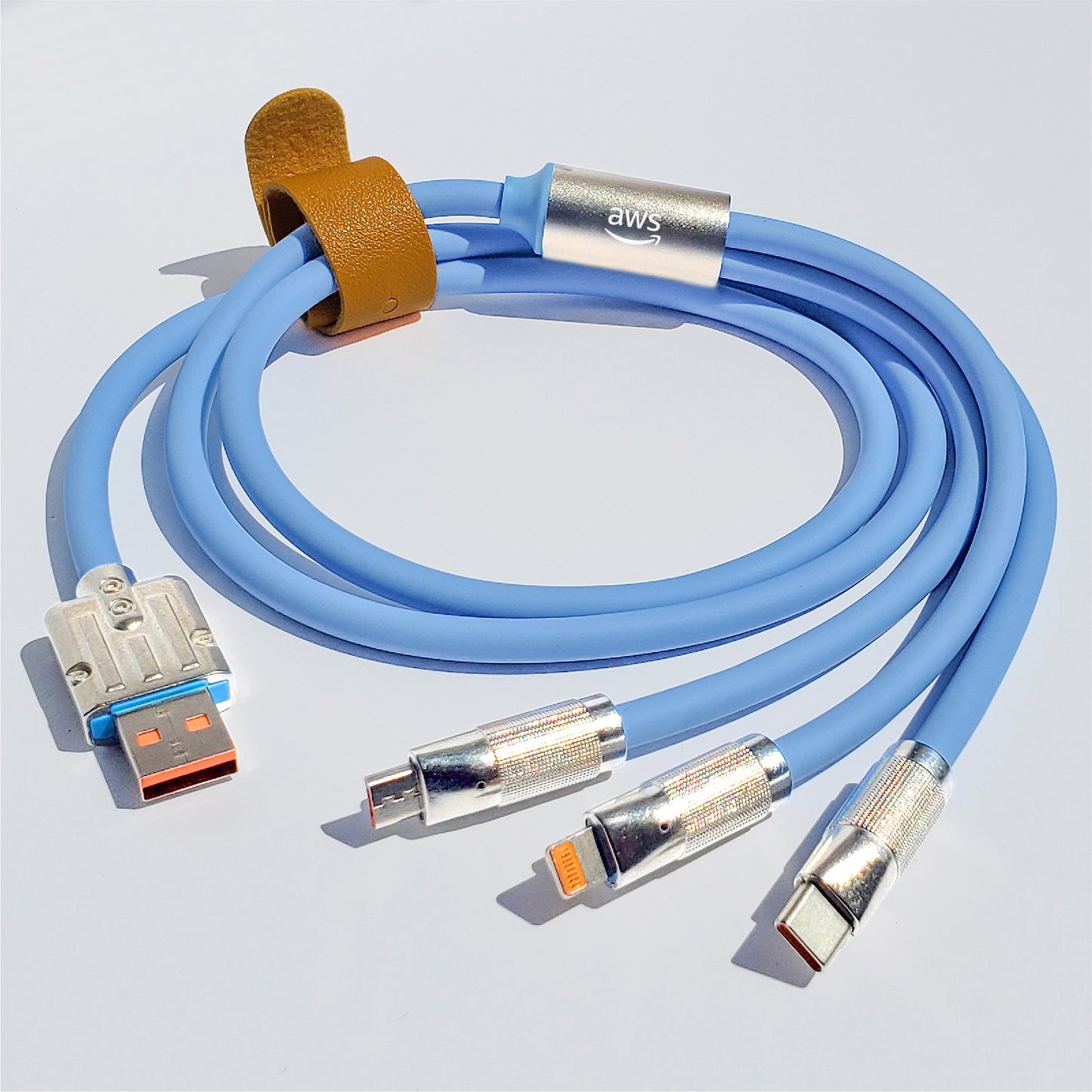 Heavy Duty 3-in-1 Charging Cable (Coming Mid-November)