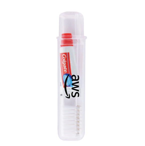 Travel Toothbrush & Colgate® Toothpaste-SLG-EDU