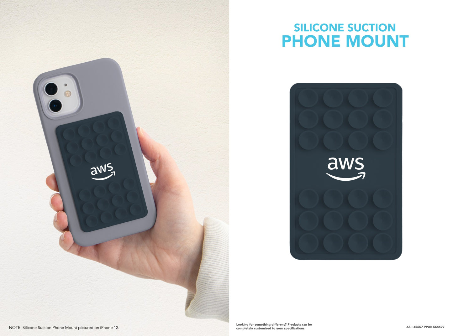 Double-Sided Silicone Suction Phone Mount - EIAB-SHM