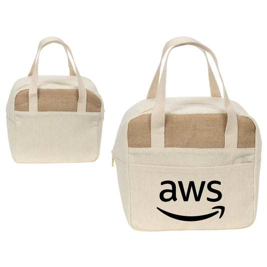 Savanna Jute & Recycled Cotton Cooler Bag - EIAB-SHM