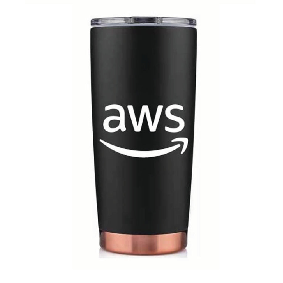 20 oz. Vacuum Sealed Black Stainless Tumbler - IC/NatSec EIAB